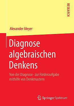 Kartonierter Einband Diagnose algebraischen Denkens von Alexander Meyer