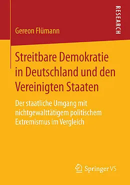 E-Book (pdf) Streitbare Demokratie in Deutschland und den Vereinigten Staaten von Gereon Flümann