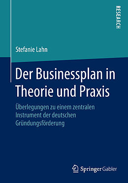 Kartonierter Einband Der Businessplan in Theorie und Praxis von Stefanie Lahn
