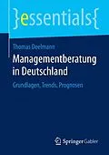 E-Book (pdf) Managementberatung in Deutschland von Thomas Deelmann