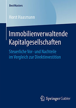E-Book (pdf) Immobilienverwaltende Kapitalgesellschaften von Horst Haasmann