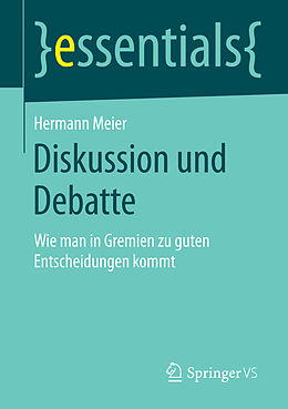 Kartonierter Einband Diskussion und Debatte von Hermann Meier