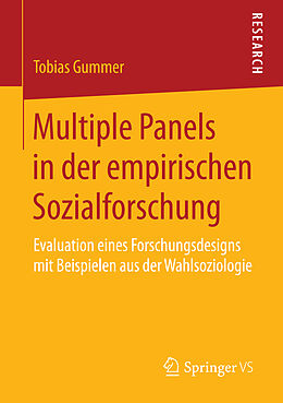Kartonierter Einband Multiple Panels in der empirischen Sozialforschung von Tobias Gummer