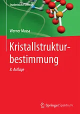 Kartonierter Einband Kristallstrukturbestimmung von Werner Massa