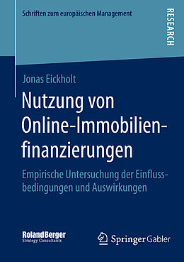 E-Book (pdf) Nutzung von Online-Immobilienfinanzierungen von Jonas Eickholt