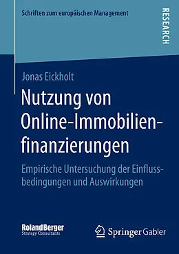 E-Book (pdf) Nutzung von Online-Immobilienfinanzierungen von Jonas Eickholt