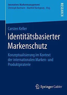 E-Book (pdf) Identitätsbasierter Markenschutz von Carsten Keller