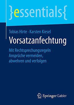 E-Book (pdf) Vorsatzanfechtung von Tobias Hirte, Karsten Kiesel
