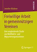E-Book (pdf) Freiwillige Arbeit in gemeinnützigen Vereinen von Jennifer Klöckner