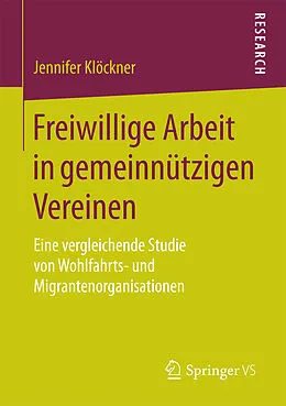 E-Book (pdf) Freiwillige Arbeit in gemeinnützigen Vereinen von Jennifer Klöckner