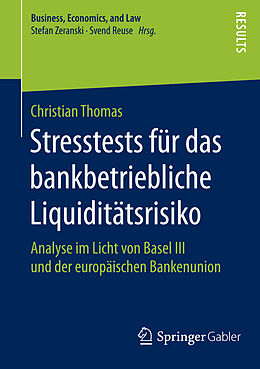 E-Book (pdf) Stresstests für das bankbetriebliche Liquiditätsrisiko von Christian Thomas