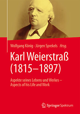 Fester Einband Karl Weierstraß (18151897) von 