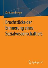 E-Book (pdf) Bruchstücke der Erinnerung eines Sozialwissenschaftlers von Klaus von Beyme