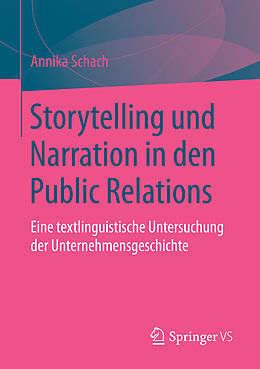 E-Book (pdf) Storytelling und Narration in den Public Relations von Annika Schach