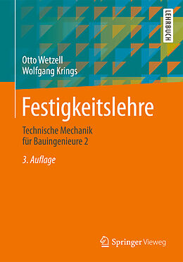 Kartonierter Einband Festigkeitslehre von Otto Wetzell, Wolfgang Krings