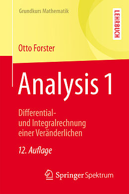 E-Book (pdf) Analysis 1 von Otto Forster