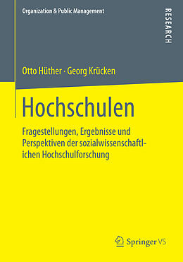 Kartonierter Einband Hochschulen von Otto Hüther, Georg Krücken