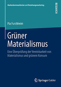 Kartonierter Einband Grüner Materialismus von Pia Furchheim