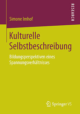 E-Book (pdf) Kulturelle Selbstbeschreibung von Simone Imhof