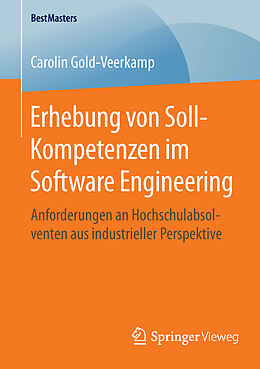 Kartonierter Einband Erhebung von Soll-Kompetenzen im Software Engineering von Carolin Gold-Veerkamp