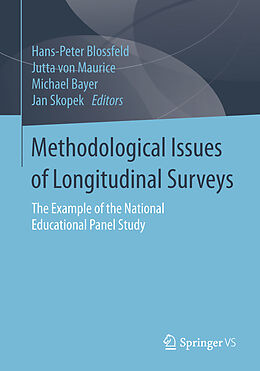 Couverture cartonnée Methodological Issues of Longitudinal Surveys de 