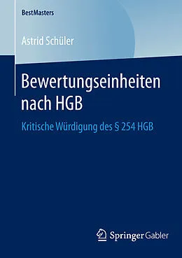 E-Book (pdf) Bewertungseinheiten nach HGB von Astrid Schüler