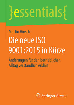 E-Book (pdf) Die neue ISO 9001:2015 in Kürze von Martin Hinsch