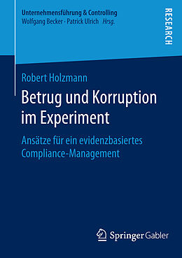 E-Book (pdf) Betrug und Korruption im Experiment von Robert Holzmann