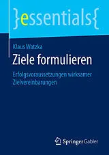E-Book (pdf) Ziele formulieren von Klaus Watzka