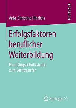 E-Book (pdf) Erfolgsfaktoren beruflicher Weiterbildung von Anja-Christina Hinrichs