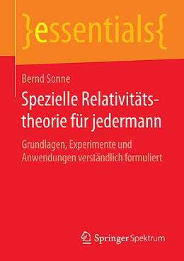 E-Book (pdf) Spezielle Relativitätstheorie für jedermann von Bernd Sonne