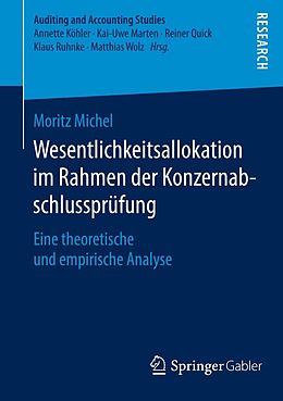 E-Book (pdf) Wesentlichkeitsallokation im Rahmen der Konzernabschlussprüfung von Moritz Michel
