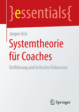 Kartonierter Einband Systemtheorie für Coaches von Jürgen Kriz