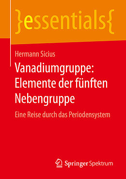 E-Book (pdf) Vanadiumgruppe: Elemente der fünften Nebengruppe von Hermann Sicius