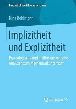 E-Book (pdf) Implizitheit und Explizitheit von Nina Bohlmann