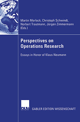 Kartonierter Einband Perspectives on Operations Research von 