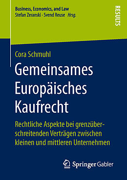 Kartonierter Einband Gemeinsames Europäisches Kaufrecht von Cora Schmuhl