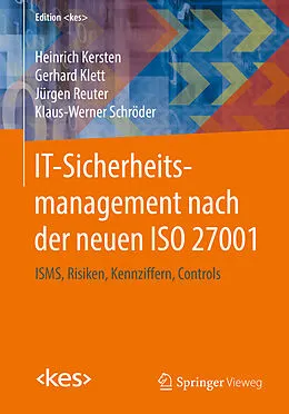 E-Book (pdf) IT-Sicherheitsmanagement nach der neuen ISO 27001 von Heinrich Kersten, Gerhard Klett, Jürgen Reuter