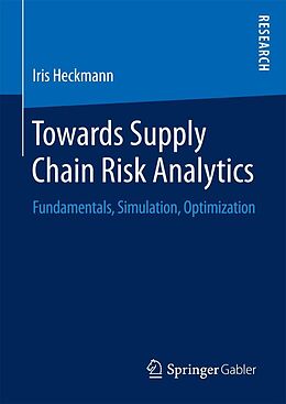 eBook (pdf) Towards Supply Chain Risk Analytics de Iris Heckmann