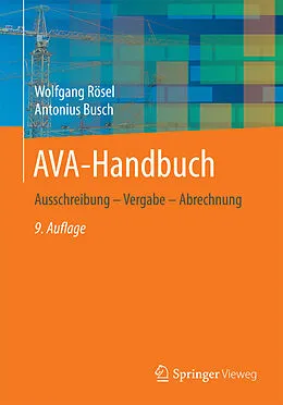 E-Book (pdf) AVA-Handbuch von Wolfgang Rösel, Antonius Busch
