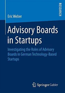 E-Book (pdf) Advisory Boards in Startups von Eric Weber