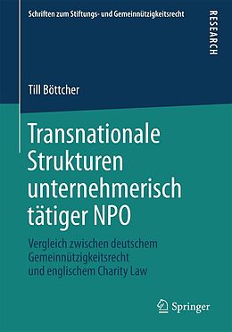 E-Book (pdf) Transnationale Strukturen unternehmerisch tätiger NPO von Till Böttcher