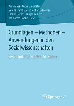 E-Book (pdf) Grundlagen - Methoden - Anwendungen in den Sozialwissenschaften von 