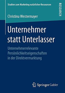 E-Book (pdf) Unternehmer statt Unterlasser von Christina Westermayer