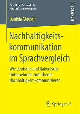 E-Book (pdf) Nachhaltigkeitskommunikation im Sprachvergleich von Daniela Glausch