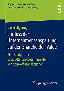 E-Book (pdf) Einfluss der Unternehmensabspaltung auf den Shareholder-Value von David Ellgering