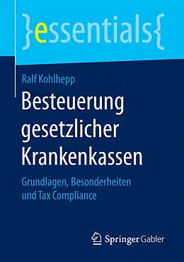 E-Book (pdf) Besteuerung gesetzlicher Krankenkassen von Ralf Kohlhepp