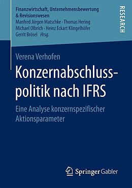 E-Book (pdf) Konzernabschlusspolitik nach IFRS von Verena Verhofen