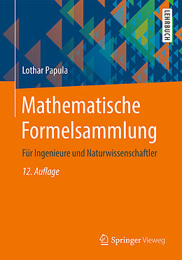 Kartonierter Einband Mathematische Formelsammlung von Lothar Papula