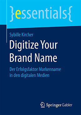 Kartonierter Einband Digitize Your Brand Name von Sybille Kircher